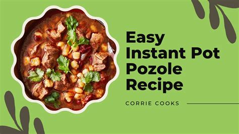 Easy Instant Pot Pozole Recipe – Instant Pot Teacher