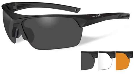 Wiley X Guard Advanced Ballistic Safety Glasses Kit with Matte Black ...