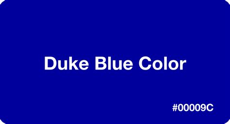 Duke Blue Color: Best Practices, Color Codes, Palettes & More!