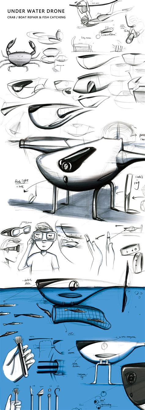 Drone sketch on Behance