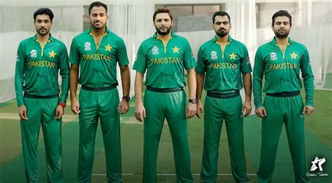 Pakistan Kits in T20 World Cup Over the Years - Green Team