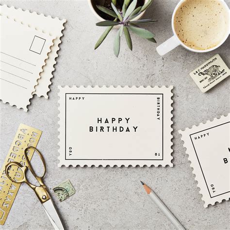 Happy Birthday Postcard By Katie Leamon | notonthehighstreet.com