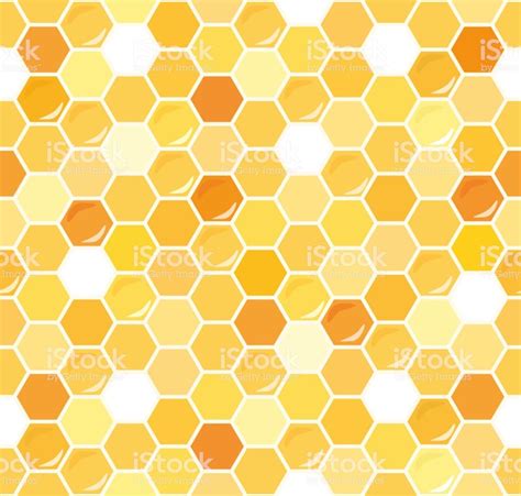 Honeycomb seamless pattern background. Vector illustration EPS10. | Background patterns, Vector ...