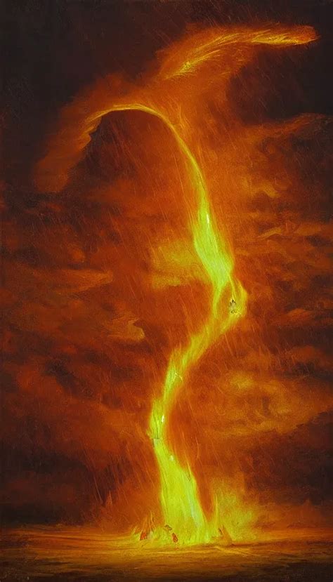 painting of a fire tornado by peder krøyer, firenado, | Stable Diffusion | OpenArt