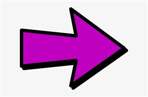 Right Arrow Clipart - Purple Arrow Transparent Transparent PNG - 600x457 - Free Download on NicePNG