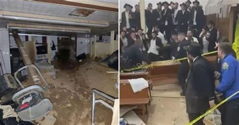 Terrifying 50ft tunnel found under synagogue sparks riot with police ...