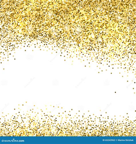 Gold glitter background stock vector. Illustration of invitation - 65243962