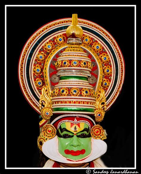 Kathakali face art is like a mask. The most unique art piece from ...