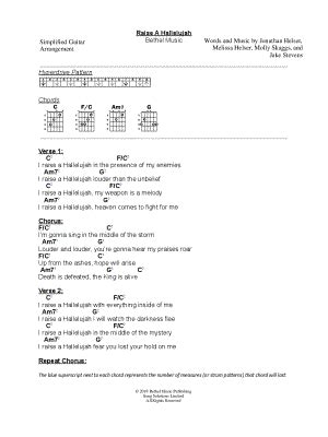 Raise a hallelujah lyrics and chords - guidehohpa