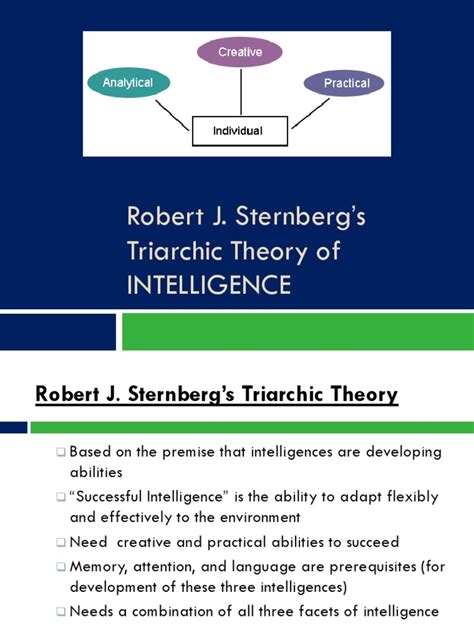 Sternbergs Triarchic Theory PPT 1 | PDF | Intelligence | Educational ...