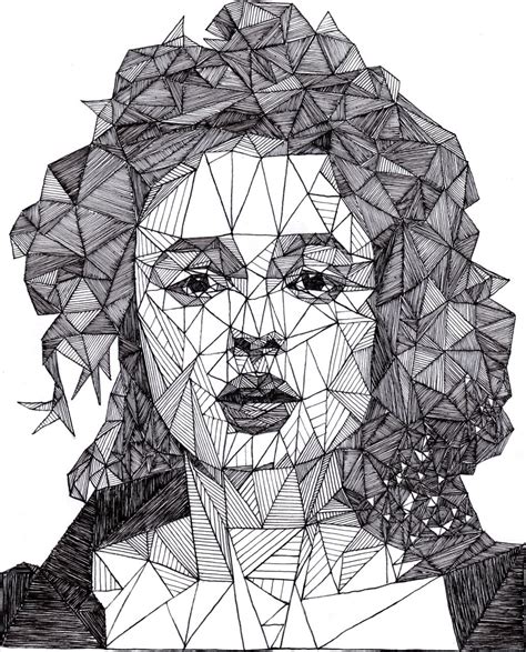 Josh Bryan | Triangle art, Geometric triangles art, Geometric drawing