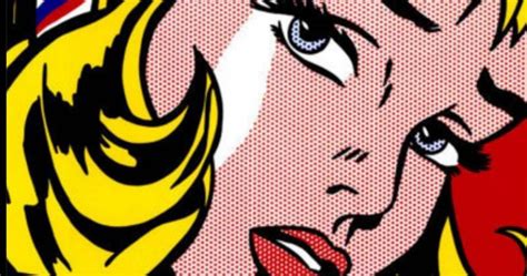 Roy Lichtenstein Pop Art Famous Artists - Rectangle Circle