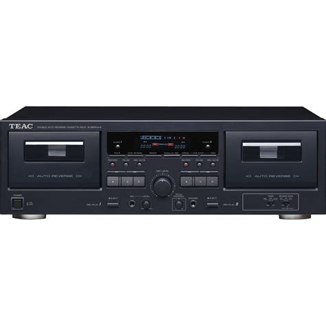 Teac W-890RmkII Auto-Reverse Dual Cassette Deck W-890RMK2-BK B&H