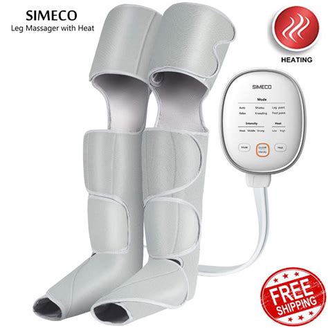 Foot Leg Massager Calf Circulation Air Compression 6 Mode with Heat EPS06 - Walmart.com