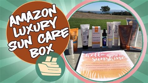 Amazon Luxury Sun Care Box Unboxing | CruiseTipsTV