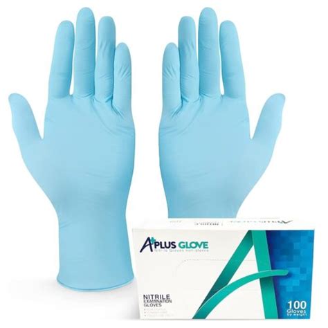 Black Disposable A+ Medical Nitrile Gloves (4 Mil)