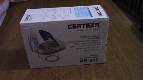 UNBOXING CERTEZA NEBULIZER NB-608 - YouTube