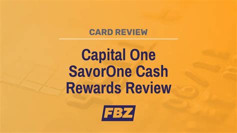 Capital One SavorOne Cash Rewards Card [2024] | FinanceBuzz