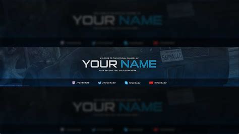 Gaming Youtube Banner Template – Tristan Nelson With Yt Banner Template ...