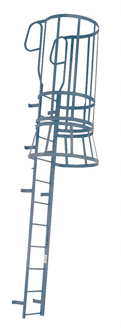 COTTERMAN, 21 ft Overall Ht, 20 in Overall Wd, Fixed Ladder with Safety ...