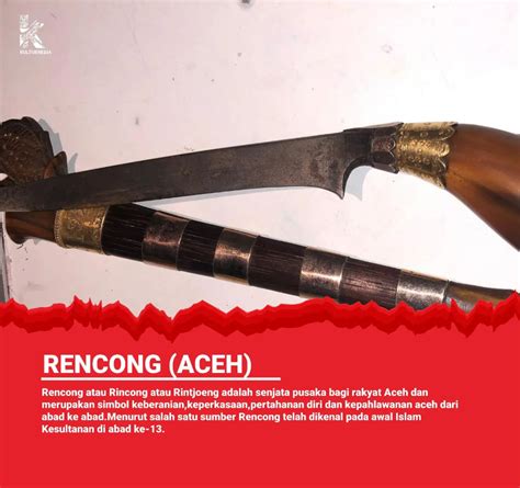 Budaya Nusantara: Rencong Aceh | AtmaGo