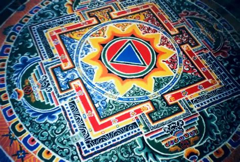 Helping Tibetan Monks Make A Sand Mandala