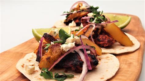 Chicken tacos Al Pastor style with achiote marinade - Kitchen Exile