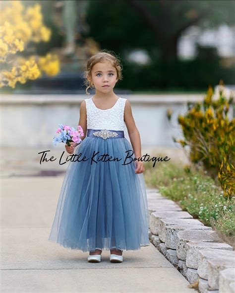 Flower Girl Dress, Lace flower girl dress, tulle flower girl dress ...