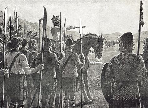 "Robert the Bruce reviewing his troops, Battle of Bannockburn, 24 June 1314" Posters by ...