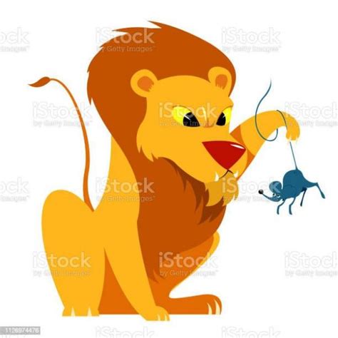 The Lion and the Mouse Clipart - StoryRes.com (Story Reservoir)