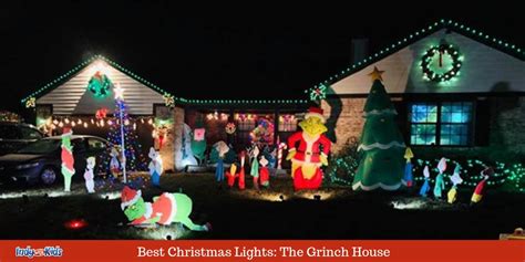 Best Christmas Lights in Greenwood: Grinch House