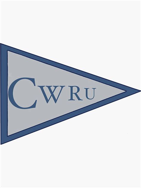 "CWRU Pennant " Sticker by superelephant | Redbubble