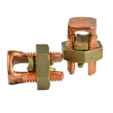 #6-#2 AWG Solid Copper Split Bolt Connector