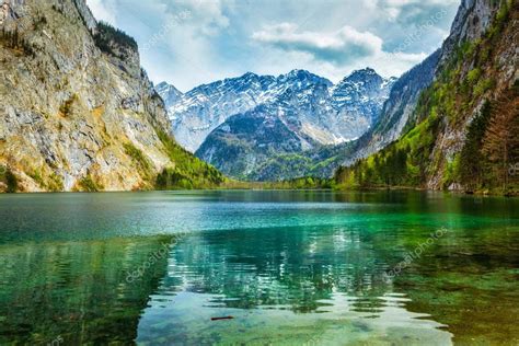 Obersee - mountain lake, Germany – Stock Editorial Photo ...