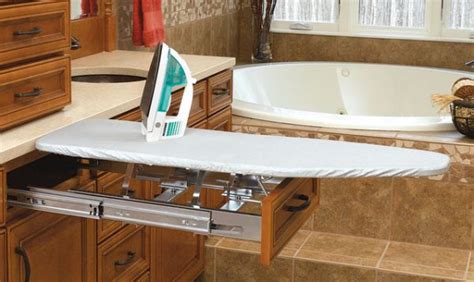 Drawer mount ironing board saves space at home - Homecrux