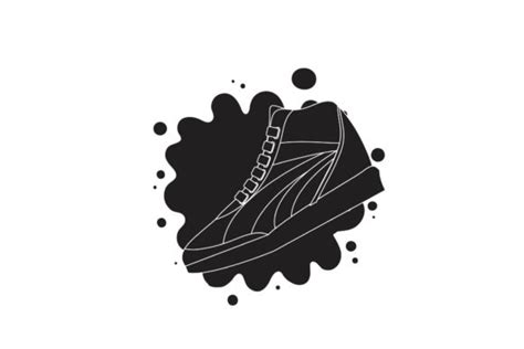 Beautiful Sneakers Silhouette Graphic by shipostudio · Creative Fabrica