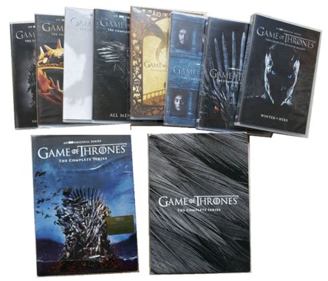 Game of Thrones The Complete Series Seasons 1-8 DVD Box Set 38 Disc ...