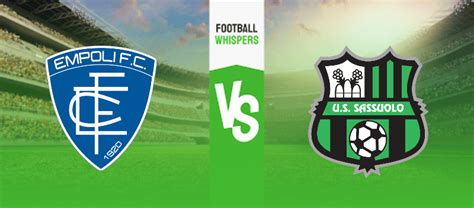 Empoli vs Sassuolo Prediction, Odds & Betting Tips 05/11/2022