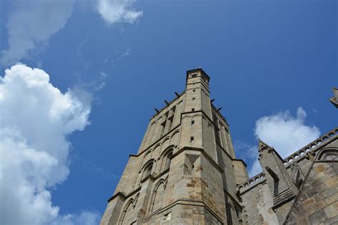 Edit free photo of Cathedral of dol de bretagne,tourist town,wall ...