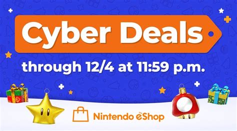 Nintendo eShop Cyber Deals Now Active – Nintendo Times