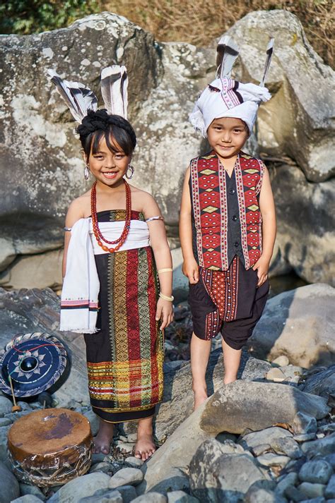 Kids in Kuki attire | Kuki, Dress culture, Traditional dresses designs