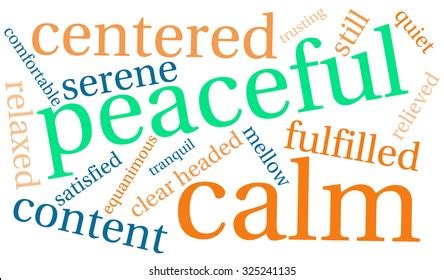 Peaceful Word Cloud On White Background Stock Vector (Royalty Free) 325241135 | Shutterstock