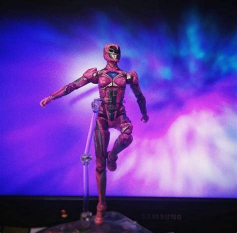 Toys R Us Exclusive Power Rangers Legacy Pink Ranger Action Figure for the NEW 2017 Power ...