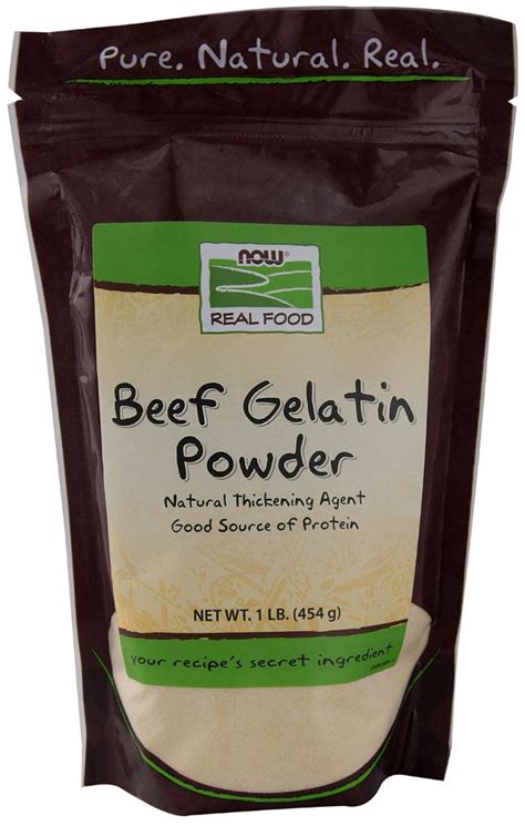 NOW Foods Beef Gelatin Powder -- 1 lb - Vitacost | Beef gelatin, Beef ...