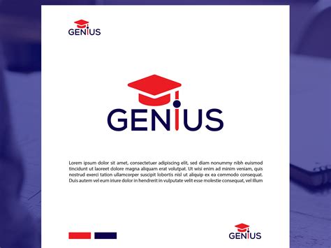 GENIUS LOGO DESIGN by Md Anwar Hossain on Dribbble