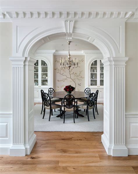 Crown Moulding Dominates This Updated Neoclassical American Federal Style Home | iDesignArch ...