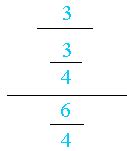 Examples of complex fractions.