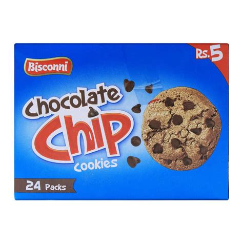 Buy Bisconni Chocolate Chip Cookies, 24 Tikky Packs Online at Special ...