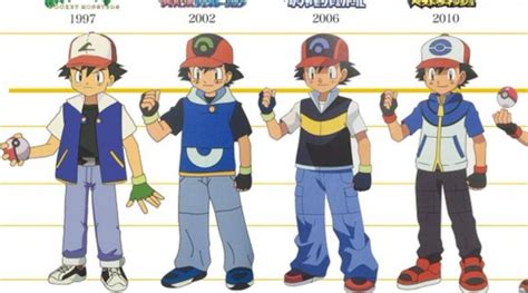 Look At How Ash Ketchum Has Evolved In 22 Years - NintendoSoup