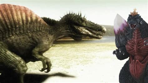 Spinosaurus vs Spacegodzilla by SteveIrwinFan96 on DeviantArt